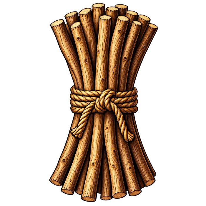 Bundle of sticks symbol