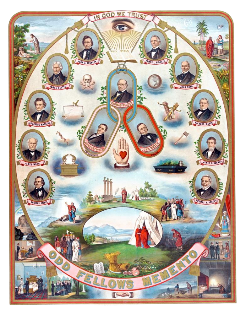 Odd Fellows Memento